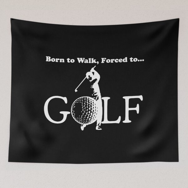 Item preview, born to walk forced to golf jacob zelazny transparent designed and sold by ipekcimamukos.