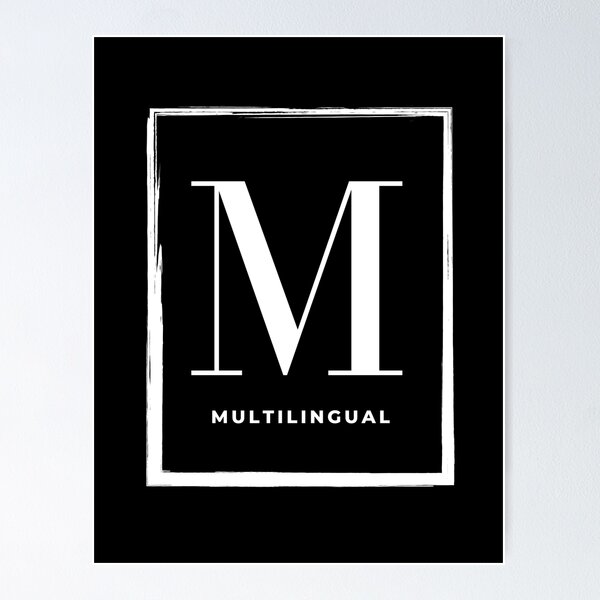 M for Multilingual Poster