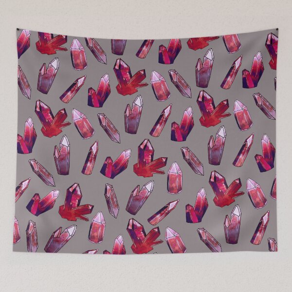 Item preview, CRYSTAL CLUSTER • ruby on gray designed and sold by Jordyn St. John.