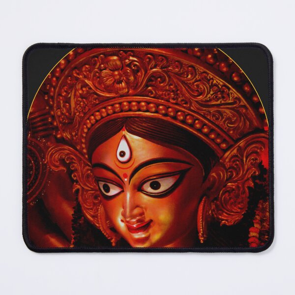 Aperçu de l'œuvre Déesse indienne | Devi Shakti | Durga Maa | Troisième oeil créée et vendue par KushMerch.