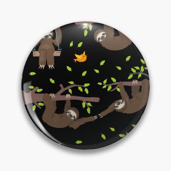 Item preview, Happy Boho Sloth Floral designed and sold by MPMGraphics.