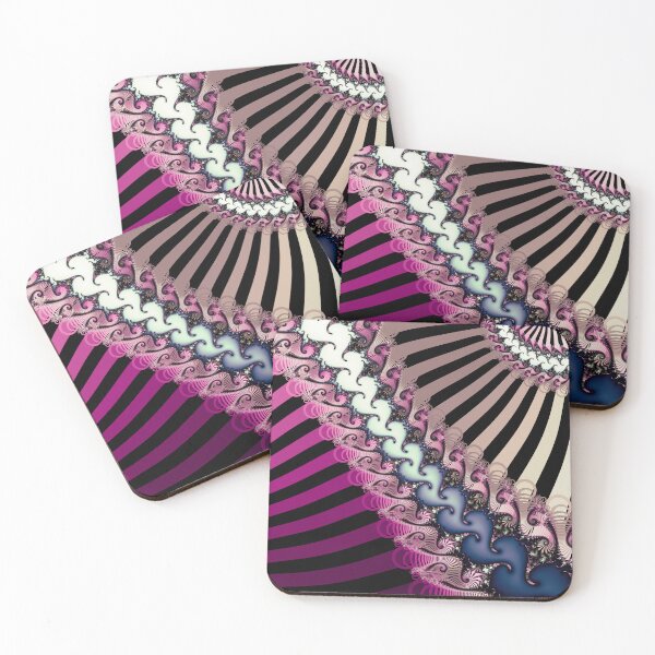 Item preview, Striped Fractal Pattern designed and sold by pinkal.