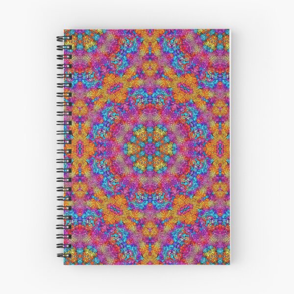Item preview, Rainbow Fire Mandala designed and sold by DiscoGypsyFish.