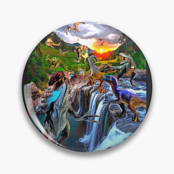 Item preview, Raptor Falls (Dino Series) designed and sold by Tripp Art Studio.