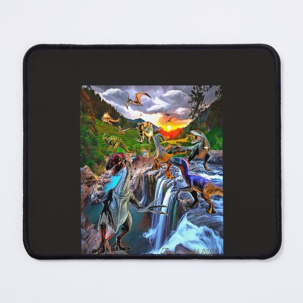 Item preview, Raptor Falls (Dino Series) designed and sold by Tripp Art Studio.