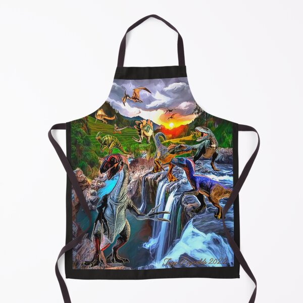 Item preview, Raptor Falls (Dino Series) designed and sold by Tripp Art Studio.