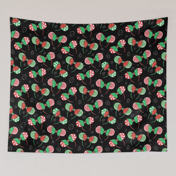 Item preview, Christmas Minnie Ears designed and sold by Rainbows Galore.