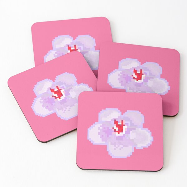 Item preview, lavender pixel cherry blossom designed and sold by autumnalmanac.
