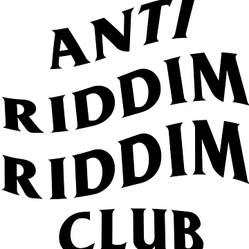 Artwork thumbnail, ANTI RIDDIM RIDDIM CLUB by dbusk