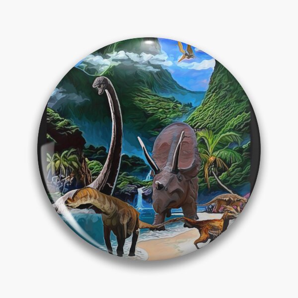 Item preview, Paradise Beachfront (Dino Series) designed and sold by Tripp Art Studio.