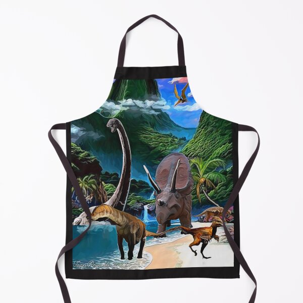 Item preview, Paradise Beachfront (Dino Series) designed and sold by Tripp Art Studio.