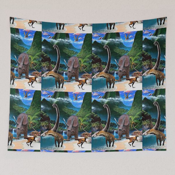 Item preview, Paradise Beachfront (Dino Series) designed and sold by Tripp Art Studio.