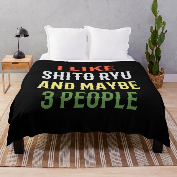 Item preview, I Like Shito Ryu and Maybe 3 People! Funny Karate Instructor Calligraphy Design - Japanese Martial Art Design For A Karate Lover designed and sold by TheKarateStore.