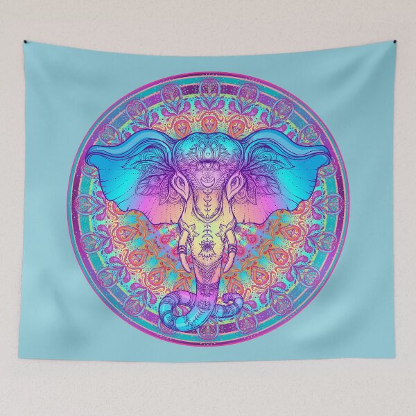 Item preview, Elephant over mandala designed and sold by Varvara Gorbash.