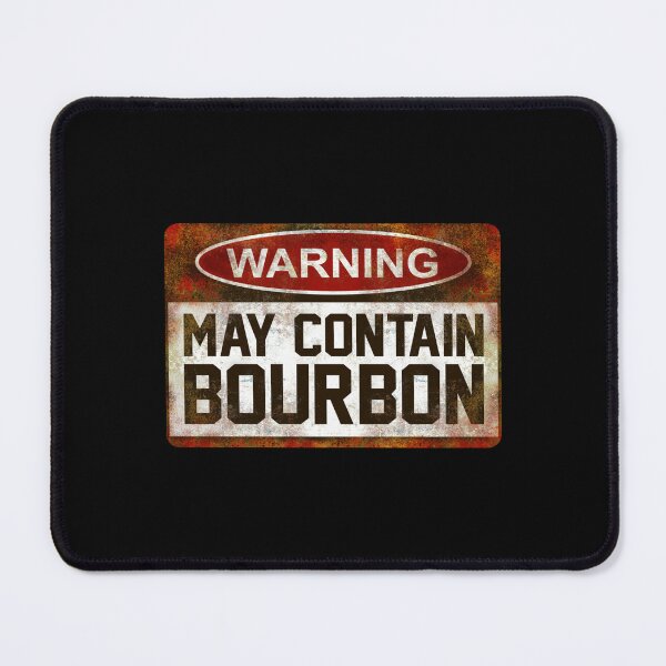 Item preview, Warning May Contain Bourbon Sticker designed and sold by huertkeir59.