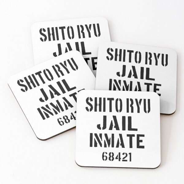 Item preview, Shito Ryu Jail Inmate! Funny Lazy Halloween Costume Karate Instructor Calligraphy Design - Japanese Martial Art Design For A Karate Lover designed and sold by TheKarateStore.