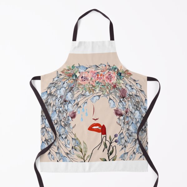 Item preview, red lips on a crying flower designed and sold by mirdayn.