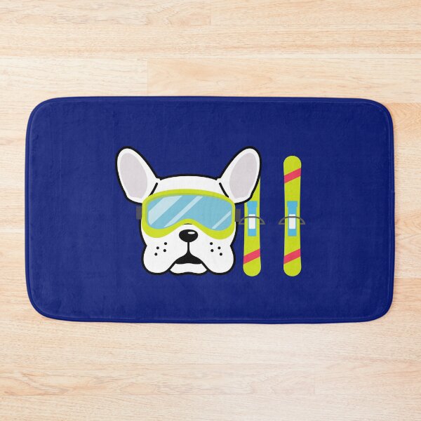 Item preview, Diversión invernal para el buldog francés: esquí para buldog y esquí para perros designed and sold by ALLURE-minimal.