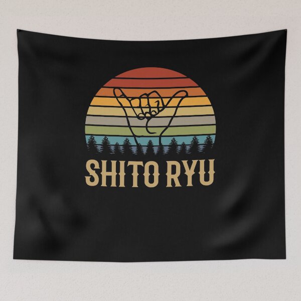 Item preview, Shito Ryu Retro Sunset! Funny Vintage Sunset Karate Instructor Design - Japanese Martial Art Design For A Karate Lover designed and sold by TheKarateStore.