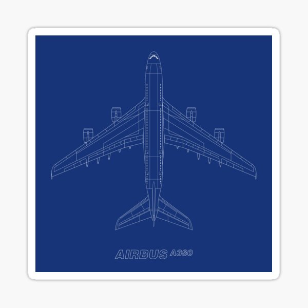 Item preview, Airbus A380 Blueprint Plan View designed and sold by Steve H Clark.