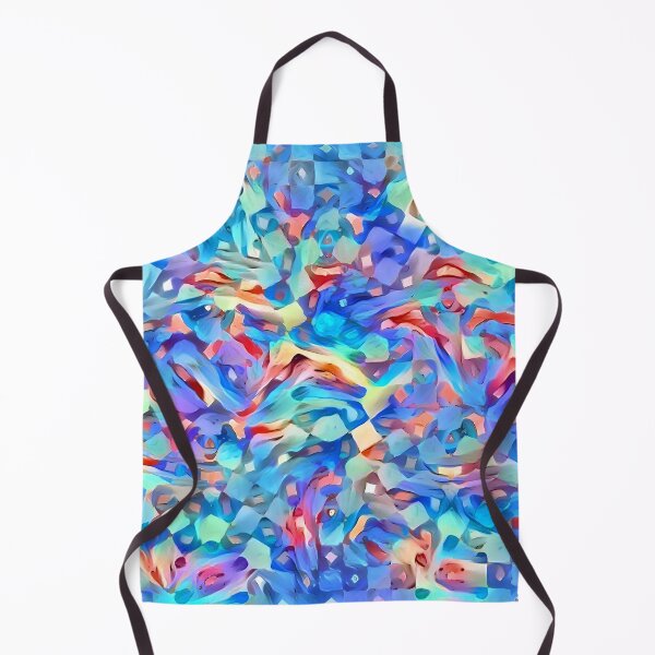 Item preview, Koi Carp Abstract in Blue designed and sold by DiscoGypsyFish.