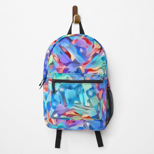 Item preview, Koi Carp Abstract in Blue designed and sold by DiscoGypsyFish.