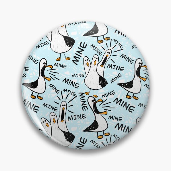 Item preview, Mine Mine Mine Seagulls designed and sold by Rainbows Galore.