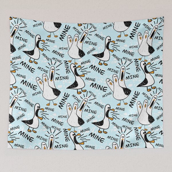 Item preview, Mine Mine Mine Seagulls designed and sold by Rainbows Galore.