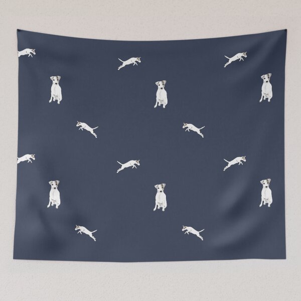 Item preview, Parson Jack Russell Dogs - Navy Blue designed and sold by MLTDesignLab.