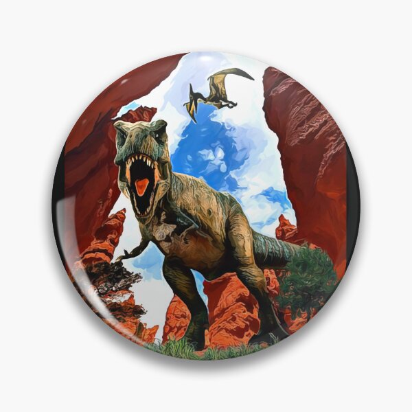 Item preview, Rex in the Canyon (Dino Series) designed and sold by Tripp Art Studio.