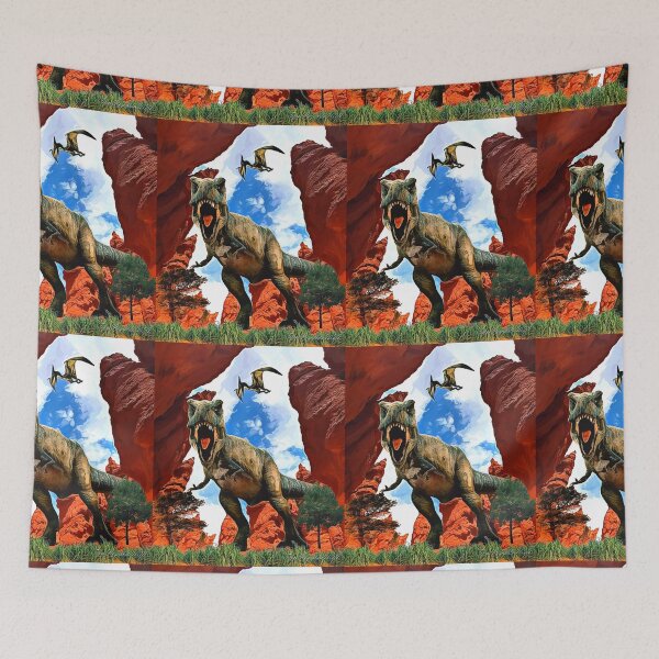 Item preview, Rex in the Canyon (Dino Series) designed and sold by Tripp Art Studio.