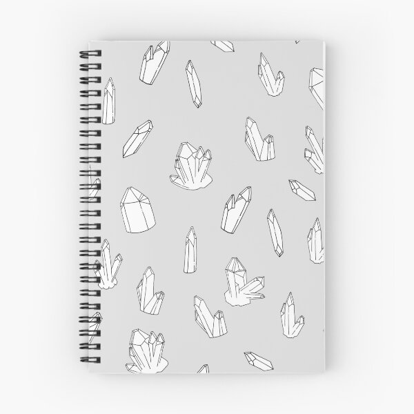 Item preview, CRYSTAL CLUSTER • line art on gray designed and sold by Jordyn St. John.