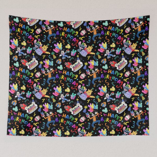 Item preview, A Theme Park Happy Birthday designed and sold by Rainbows Galore.