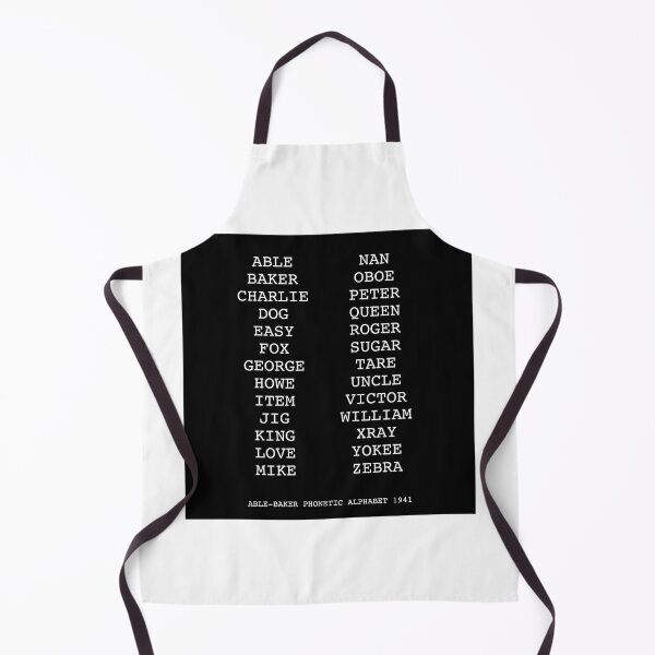 Item preview, WWII Phonetic Alphabet designed and sold by rokket2001.