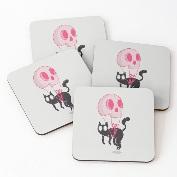 Item preview, Cat and his skull balloom designed and sold by Jess.a.creates.