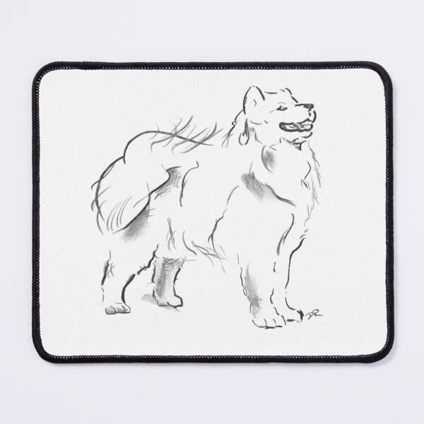 Item preview, Samoyed Drawing designed and sold by douglasrickard.