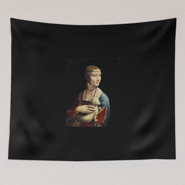 Item preview, Lady With An Ermin Zipped Hoodie designed and sold by Mumbleshawkins.