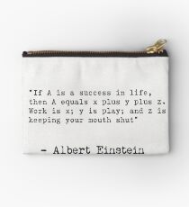 Bolso de mano Albert Einstein cita
