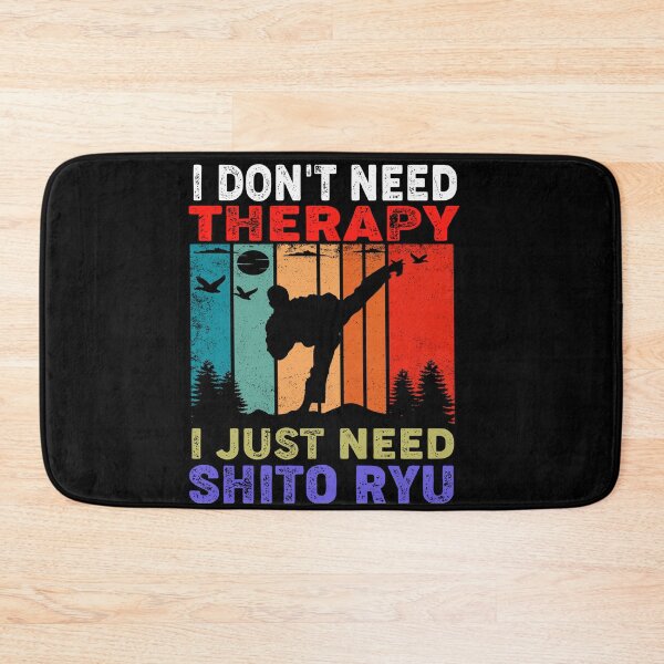 Item preview, I Don't Need Therapy. I Just Need Shito Ryu! Funny Vintage Sunset Karate Instructor Design - Japanese Martial Art Design For A Karate Lover designed and sold by TheKarateStore.