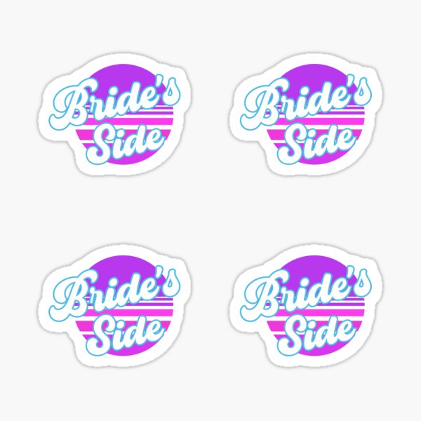 Item preview, Retro Bride's Side, Wedding Rehearsal, Brides Entourage designed and sold by DiensDesign.