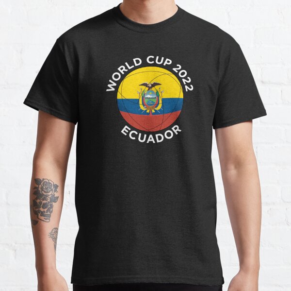 Sugiuchi Unisex Nation T-Shirt Ecuador Flag Ecuadorian T-shirts Jersey for Men Women Soccer Football Fans