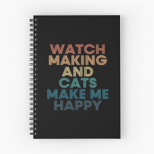 Item preview, Watch Making And Cats Make Me Happy designed and sold by kindxinn.