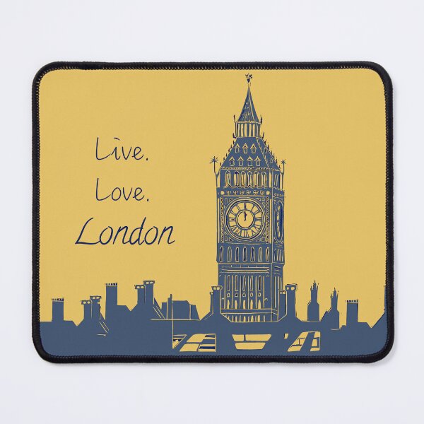 Item preview, Live. Love. London. Quote Big Ben Lino Print designed and sold by Maddy Bennett.