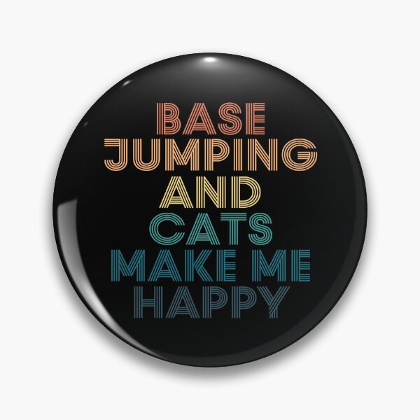 Item preview, Base Jumping And Cats Make Me Happy designed and sold by kindxinn.
