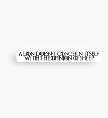 The Opinion Of Sheep Metal Print