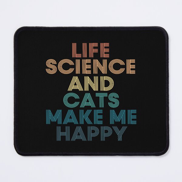 Item preview, Life Science And Cats Make Me Happy designed and sold by kindxinn.