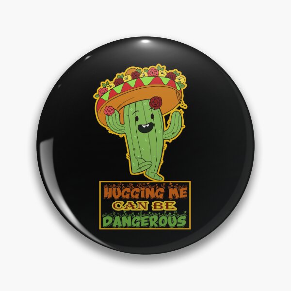 Item preview, Hugging Me Can Be Dangerous, cactus designed and sold by ESAMSTORE.