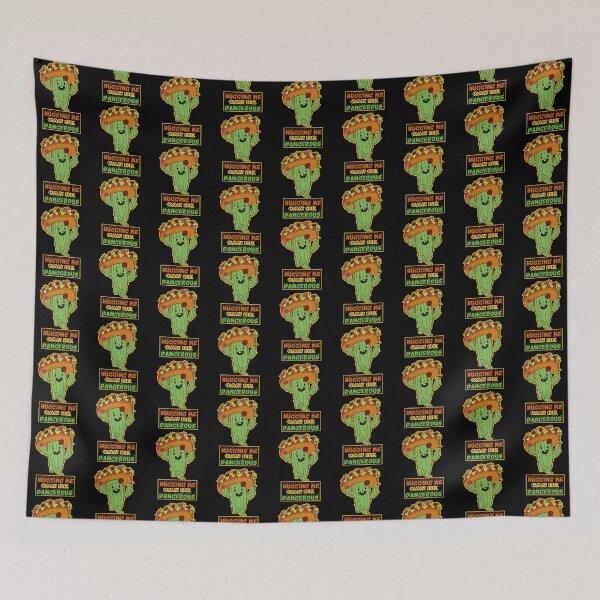 Item preview, Hugging Me Can Be Dangerous, cactus designed and sold by ESAMSTORE.