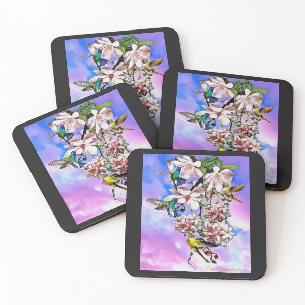 Item preview, Hummingbird Gathering designed and sold by Tripp Art Studio.