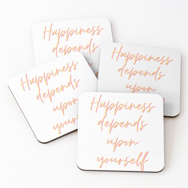 Item preview, Happiness depends upon yourself designed and sold by MiLaKK.